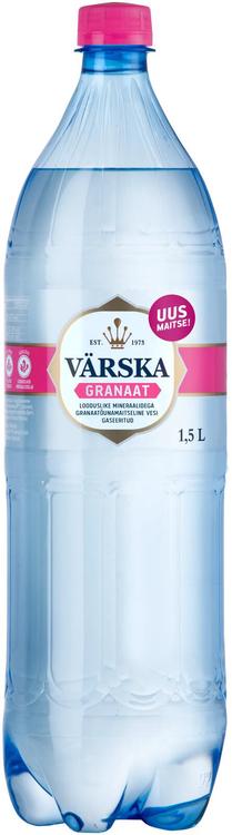 Värska Granaat karboniseeritud vesi granaatõuna maitseline 1,5 L