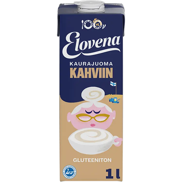 Elovena 1l kaurajuoma kahviin
