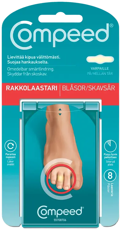 Compeed rakkolaastari varpaille 8kpl