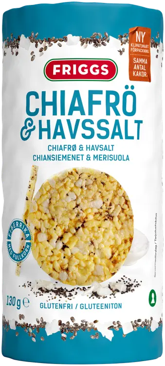 Friggs Gluteeniton Maissikakku Chiansiemenet & merisuola 130g