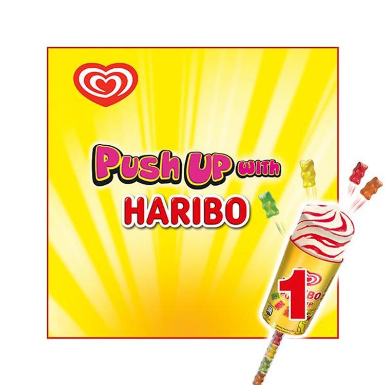 Haribo Push Up jäätis, 85 ml/49,5 g