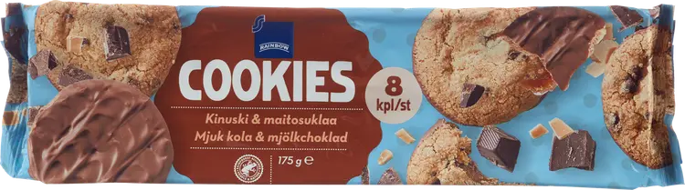 Rainbow Cookies kinuski-maitosuklaapikkuleipä 175 g