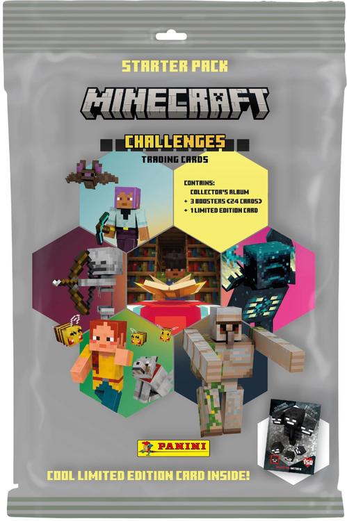Minecraft-aloituspakkaus kortit