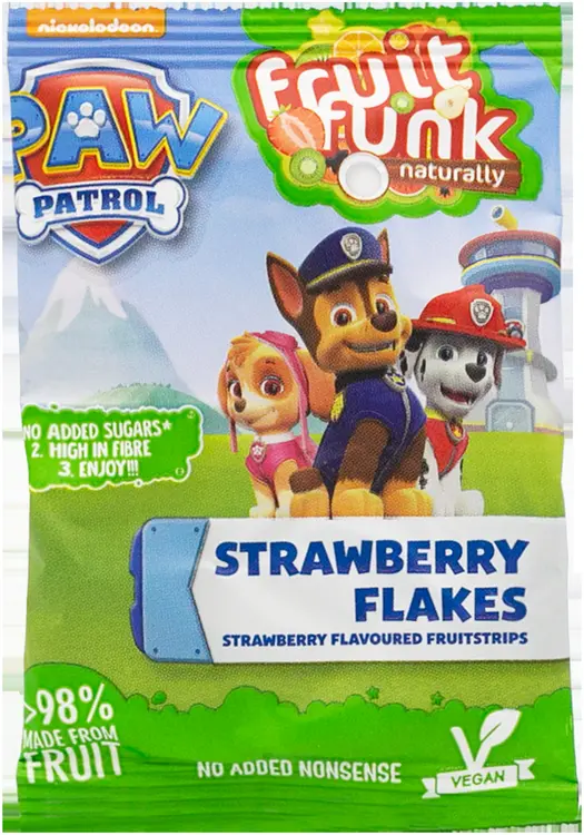 Fruitfunk Paw Patrol Mansikkahiutale 16g