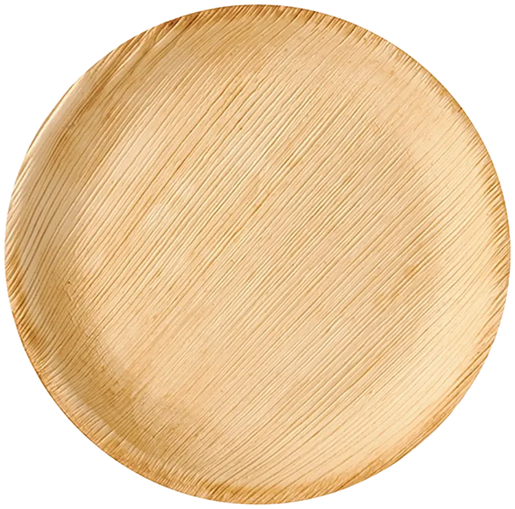 Lautaset, palmulehti "pure" pyöreä Ø 23 cm · 2,5 cm