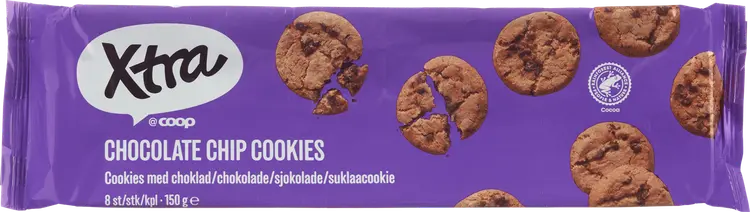 Xtra Cookies suklaahippukeksi  150 g