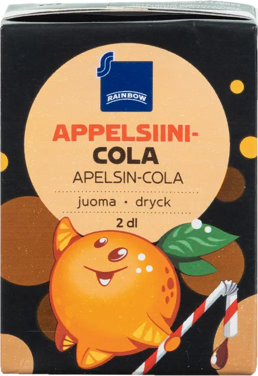 Rainbow appelsiini-colajuoma 2dl