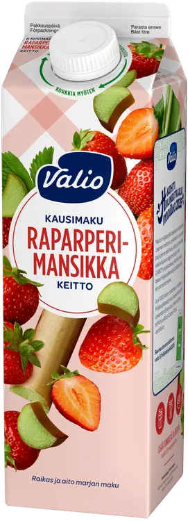 Valio raparperi-mansikkakeitto 1 kg
