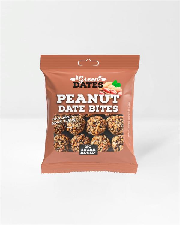Maapähkinä date bites
