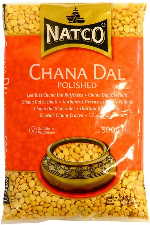 Chana Dal ehk poolitatud kikerherned 500 g