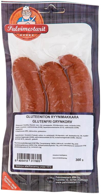 Palvimestarit 300g gluteeniton ryynimakkara