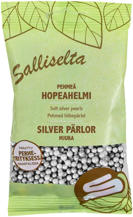 Salliselta Pehmeät hopeahelmet 80g