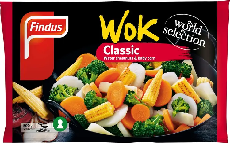 Findus Wok Classic 500g, pakaste