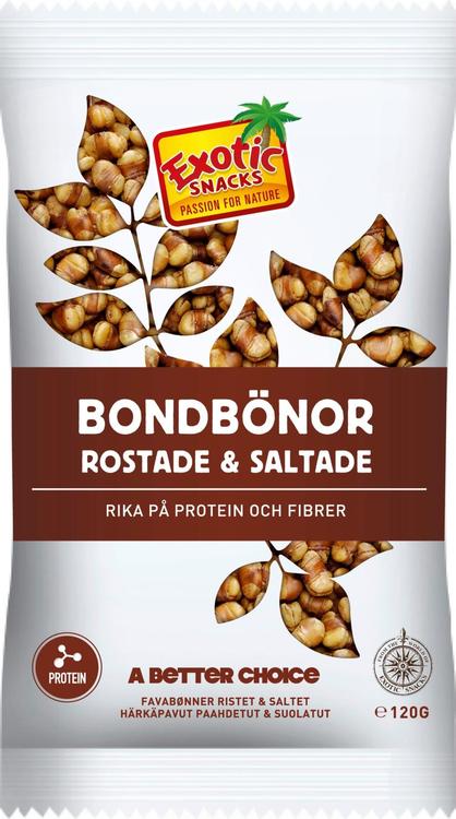 Exotic Snacks Härkäpavut Paahdetut & Suolatut 120g