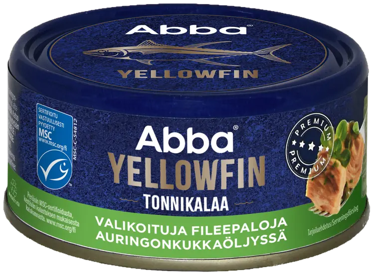 Abba MSC yellowfin tonnikalaa öljyssä 150/105g