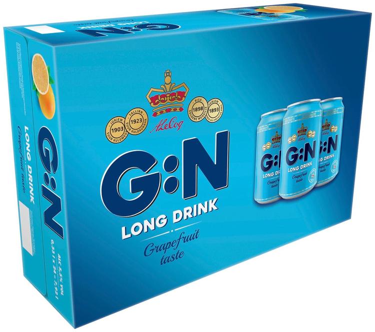 G:N LD GRAPEFRUIT MUU ALKOHOOLNE JOOK 5,5%VOL 7,92L