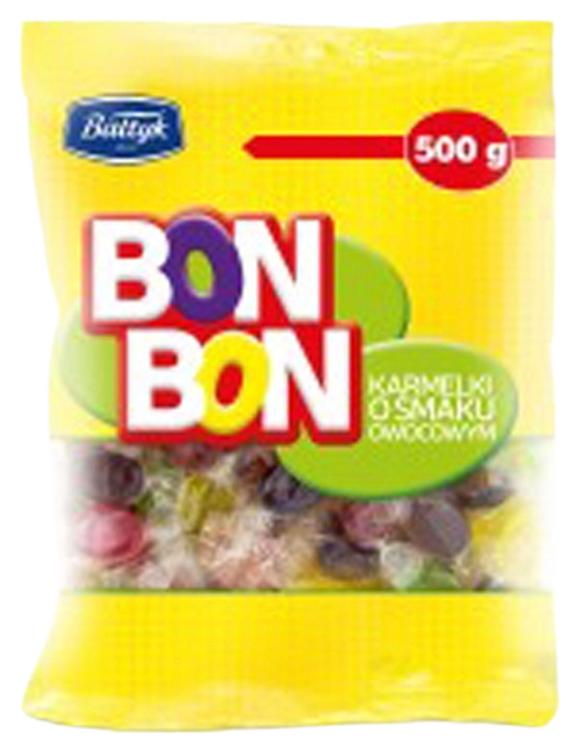 Bon Bon puuviljamaitselised karamellid 500 g