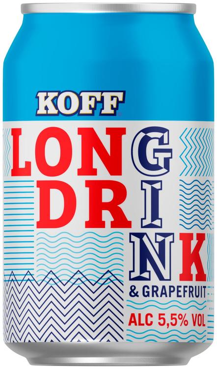 Koff long drink grapefruit 330ml