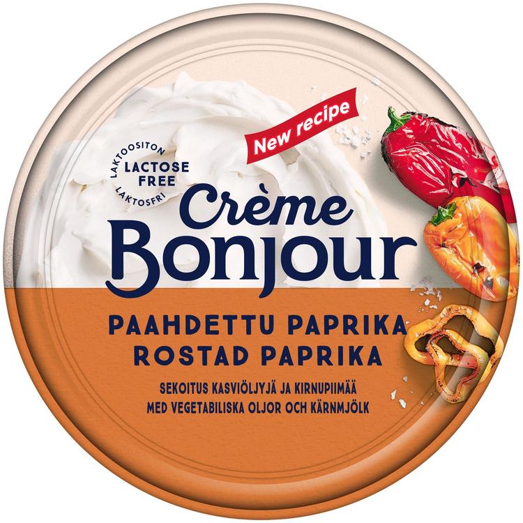 Crème Bonjour 200g Paahdettu Paprika tuorejuusto laktoositon