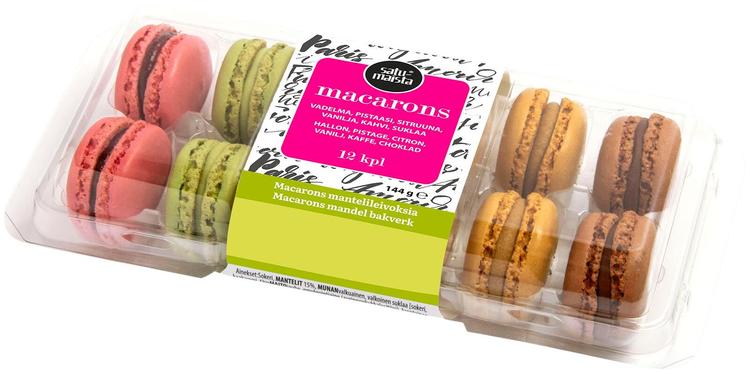 Satumaista Macarons 144g