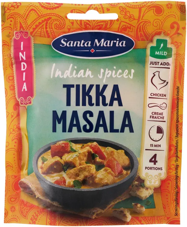 Santa Maria 35G Tikka Masala -mausteseos