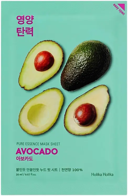 Holika Holika Pure Essence Avocado kangasnaamio 20ml