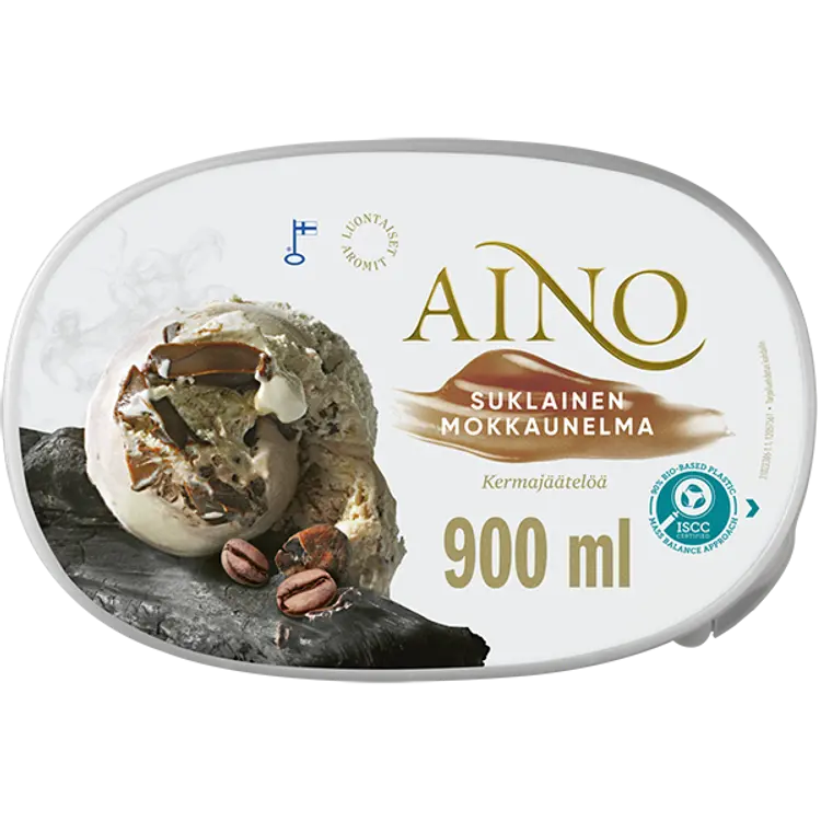 Aino Suklainen Mokkaunelma kermajäätelö kotipakkaus 508g/900ml