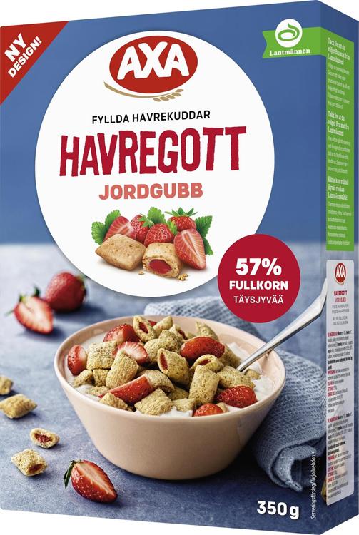AXA Havregott Mansikka Täytetyt Kauramurot 350g