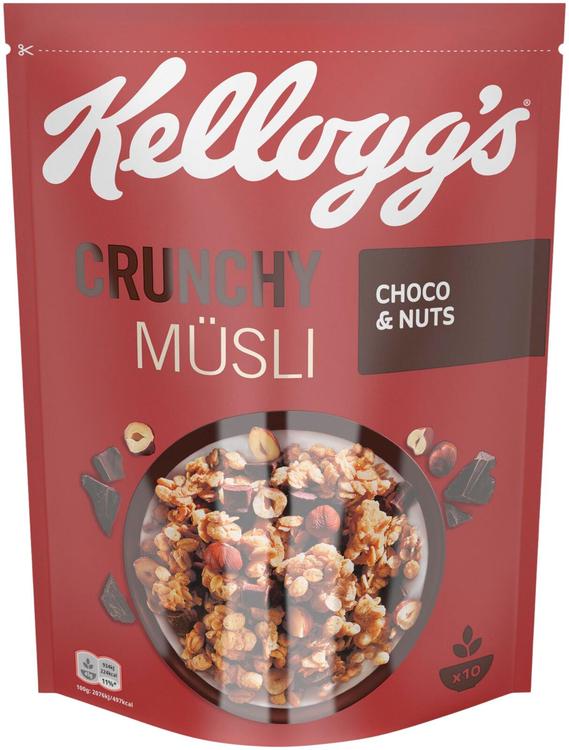 KELLOGG'S Crunchy Müsli Choco & Nuts 450g