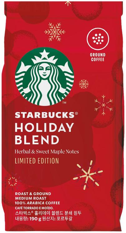 Starbucks Holiday Blend Medium Roast 190g suodatinkahvi