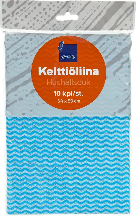 Rainbow keittiöliina 10kpl