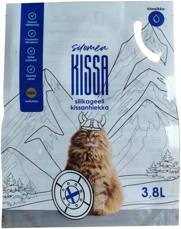 Silikageeli kassiliiv "Suomen Kissa" 3,8 l