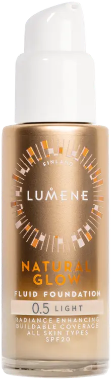 Lumene Natural Glow Heleyttävä meikkivoide SK20 0.5 Light 30 ml