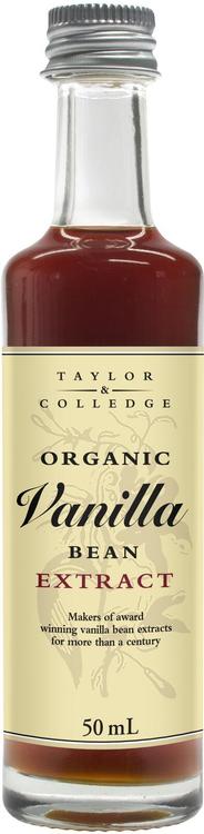 Taylor&Colledge Vanilla Extract Luomu AU-BIO-107 50ml