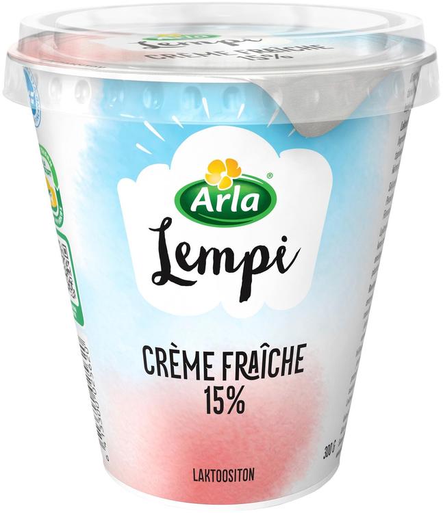 Arla Lempi Crème fraîche 300 g 15 % laktoositon