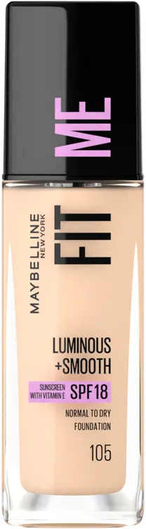 Maybelline New York  Fit Me Luminous & Smooth 105 Natural Ivory -meikkivoide 30ml