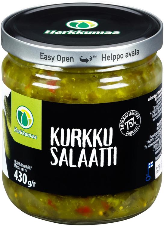 Herkkumaa 430g Kurkkusalaatti