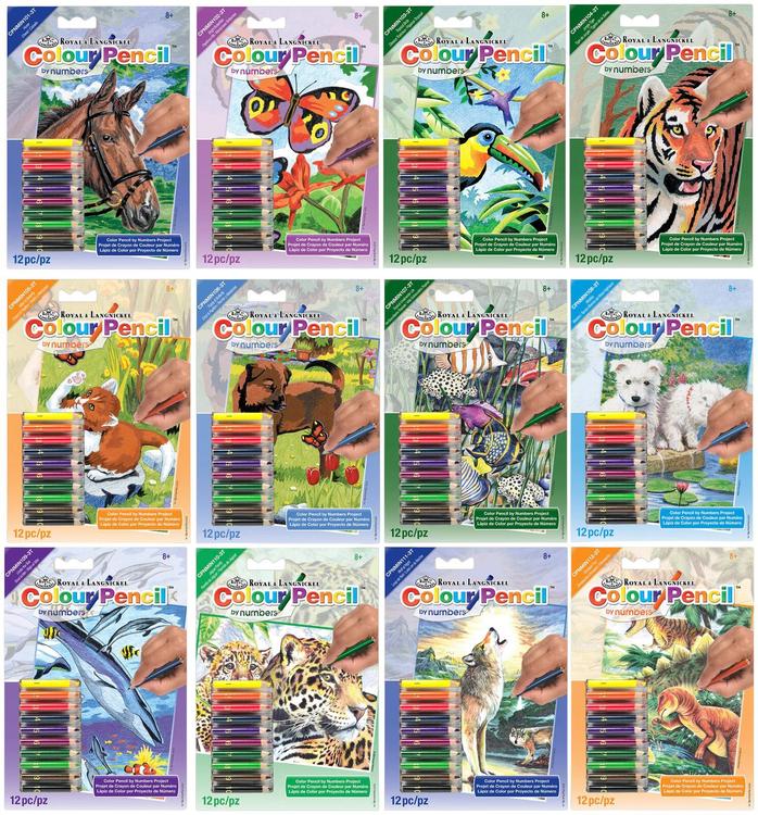 12 kpl mini värikynä lajitelma