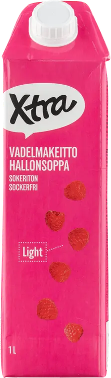 Xtra vadelmakeitto sokeriton 1 l