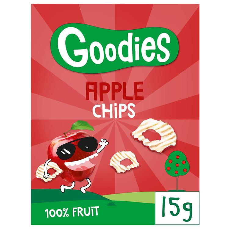 Goodies Apple chips kuivatut omenapalat 15g