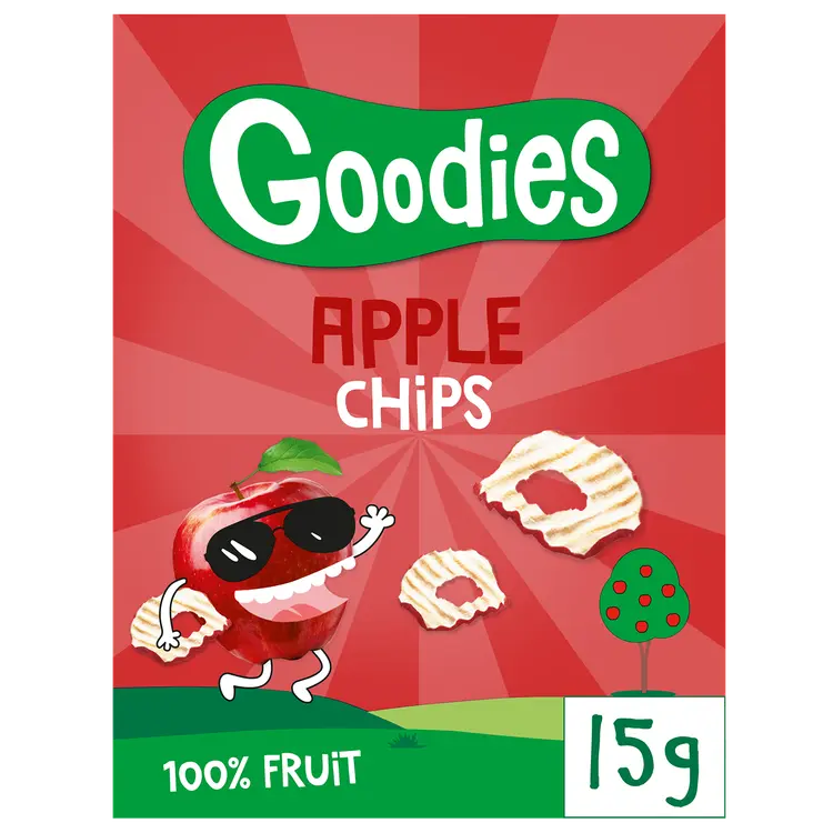 Goodies Apple chips kuivatut omenapalat 15g