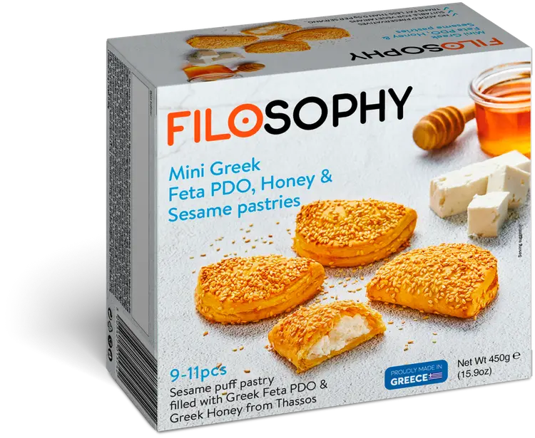 Filosophy feta, hunaja ja seesaminsiemenpasteija 450g