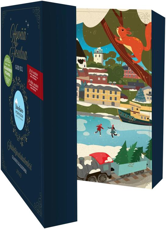 Vanhan Porvoon Jäätelötehdas Vegaaninen Jäätelöjoulukalenteri 24 x 60 ml