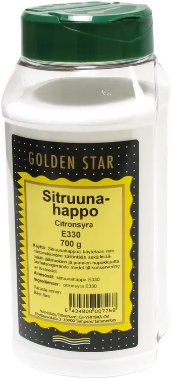 Golden Star Sitruunahappo E330 700g