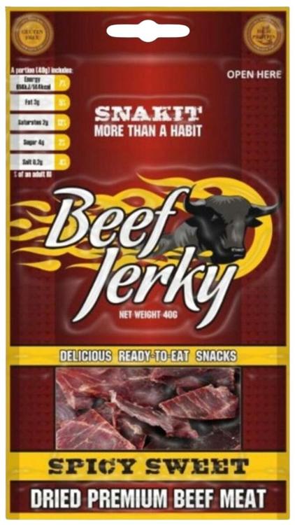 Beef Jerky Spicy Sweet 40g