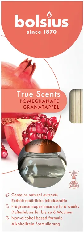 Bolsius True Scents – huonetuoksu – Granaattiomena – 45 ml