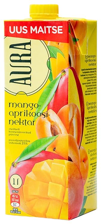 Aura mango-aprikoosi nektar 1L