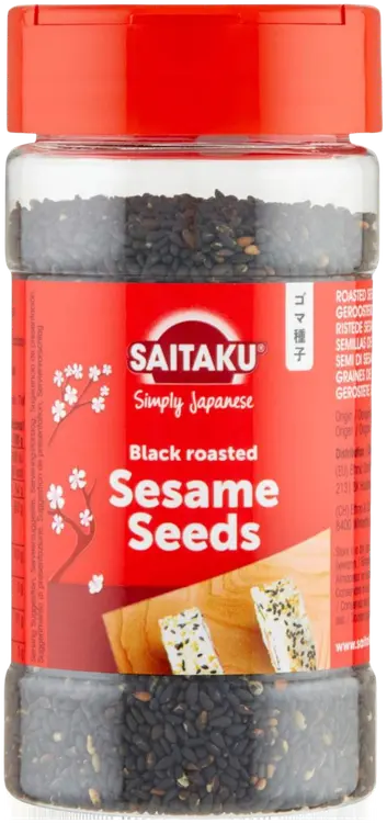Saitaku Seesaminsiemenet musta paahdettu 95g