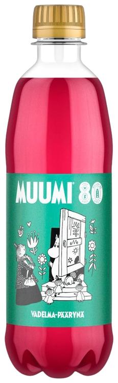 Muumi 80v Juhlavuosijuoma virvoitusjuoma muovipullo 0,5 L