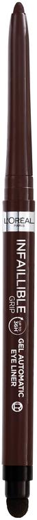 L'Oréal Paris Infaillible Grip 36H Gel Automatic Eyeliner 04 Brown Denim silmänrajausväri 0,3 g